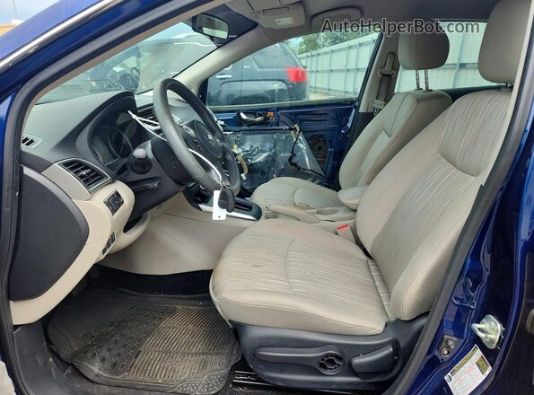 3N1AB7APXHY364661 2017 NISSAN SENTRA Blue წინა სალონის ხედი