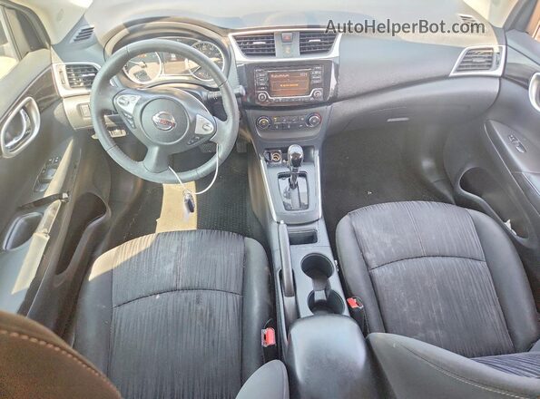 3N1AB7APXHY372890 2017 NISSAN SENTRA Black Dashboard view