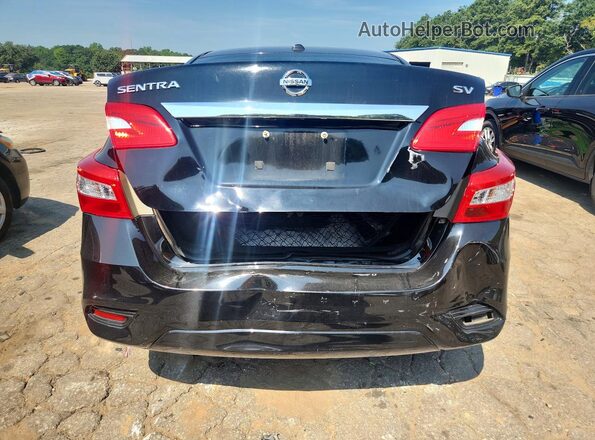 3N1AB7APXHY372890 2017 NISSAN SENTRA Black Rear view
