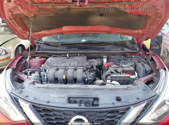 3N1AB7APXJL621398 2018 NISSAN SENTRA Red Rear view