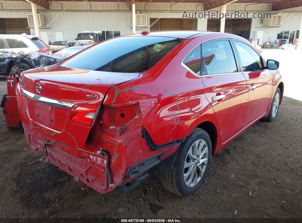 3N1AB7APXJL621398 2018 NISSAN SENTRA Red Rear right