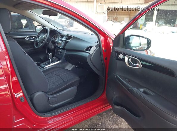 3N1AB7APXJL621398 2018 NISSAN SENTRA Red Front interior view
