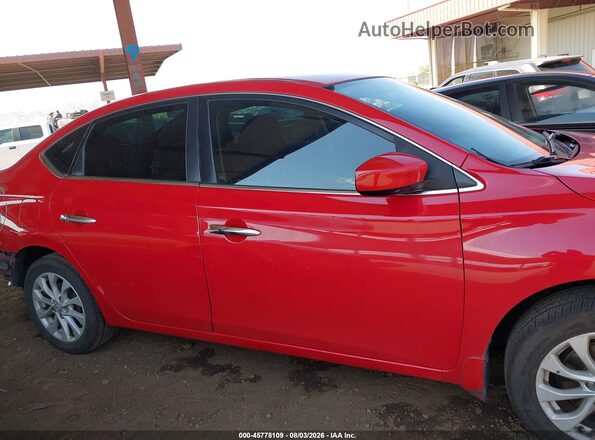 3N1AB7APXJL621398 2018 NISSAN SENTRA Red 360 interior view