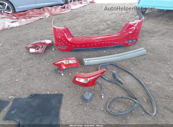 3N1AB7APXJL621398 2018 NISSAN SENTRA Red Instrument cluster view