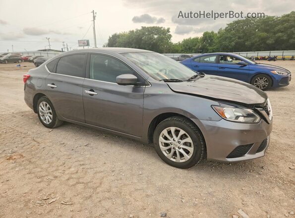 3N1AB7APXJL623765 2018 NISSAN SENTRA Gray Front right