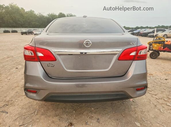 3N1AB7APXJL623765 2018 NISSAN SENTRA Gray Rear view