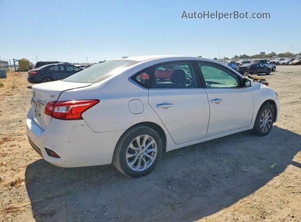 3N1AB7APXJL653543 2018 NISSAN SENTRA White Задня права чверть