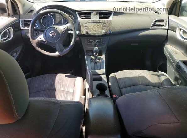3N1AB7APXJL653543 2018 NISSAN SENTRA White Вид панелі приладів