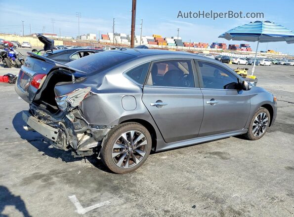 3N1AB7APXJY207234 2018 NISSAN SENTRA Серый Задняя правая четверть
