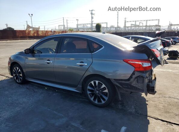 3N1AB7APXJY207234 2018 NISSAN SENTRA Серый Задняя левая четверть
