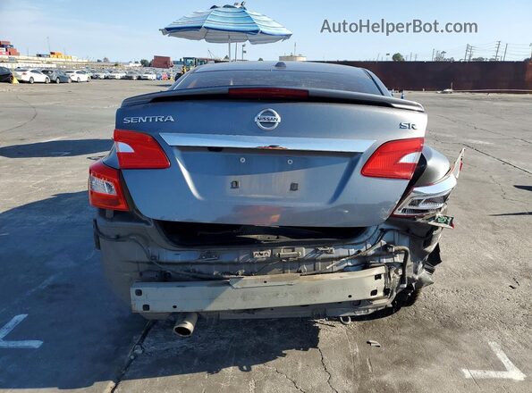 3N1AB7APXJY207234 2018 NISSAN SENTRA Серый Вид сзади
