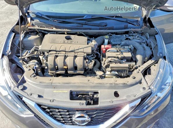 3N1AB7APXJY207234 2018 NISSAN SENTRA Серый Вид задней части салона
