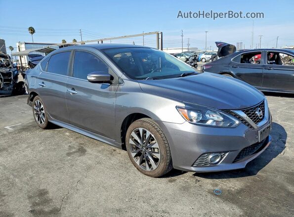 3N1AB7APXJY207234 2018 NISSAN SENTRA Серый Передняя правая четверть