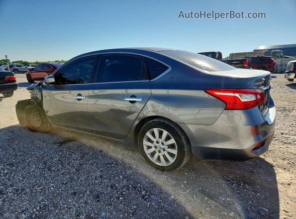 3N1AB7APXJY208402 2018 NISSAN SENTRA Charcoal Trasero izquierdo