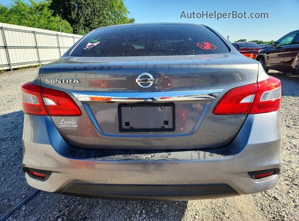 3N1AB7APXJY208402 2018 NISSAN SENTRA Charcoal Vista trasera