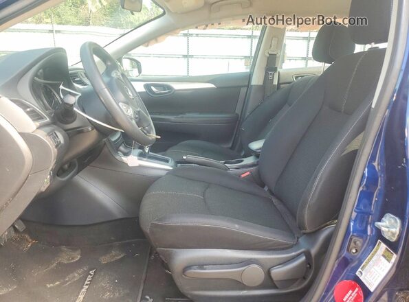 3N1AB7APXJY210960 2018 NISSAN SENTRA Blue Vista interior delantera