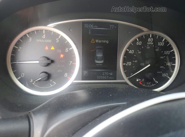 3N1AB7APXJY210960 2018 NISSAN SENTRA Blue Vista del cuadro de instrumentos
