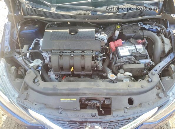 3N1AB7APXJY210960 2018 NISSAN SENTRA Blue Vista interior trasera