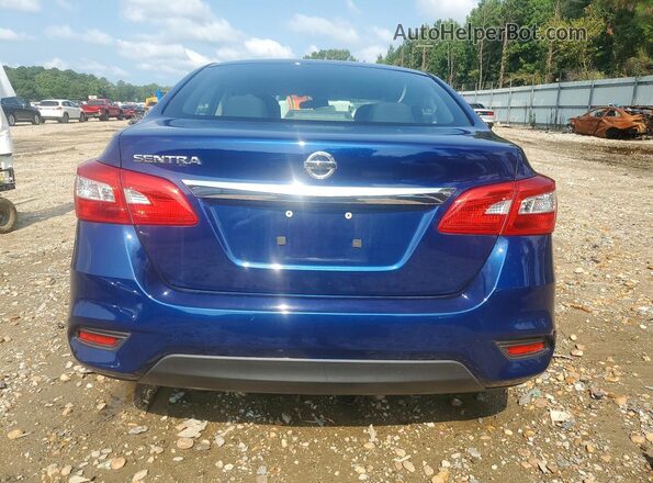 3N1AB7APXJY210960 2018 NISSAN SENTRA Blue Vista trasera