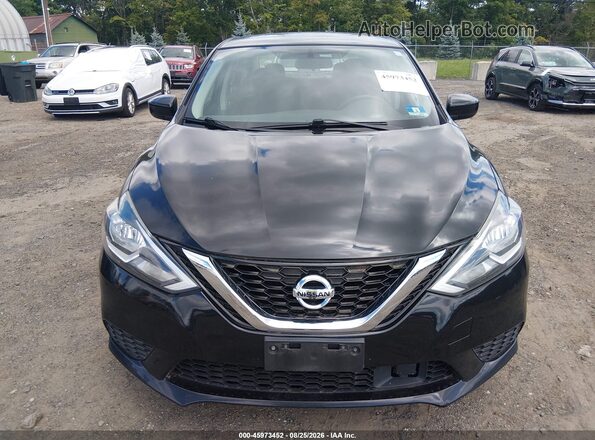 3N1AB7APXJY236801 2018 NISSAN SENTRA Black Вид спереду