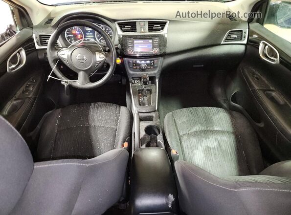 3N1AB7APXJY268373 2018 NISSAN SENTRA Blue Widok deski rozdzielczej