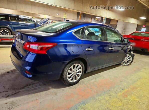 3N1AB7APXJY268373 2018 NISSAN SENTRA Blue Tył prawy