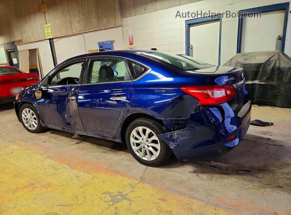 3N1AB7APXJY268373 2018 NISSAN SENTRA Blue Tył lewy