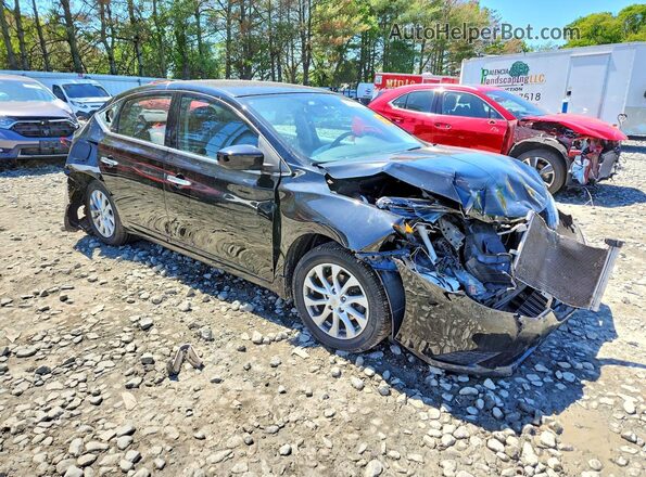 3N1AB7APXJY273718 2018 NISSAN SENTRA Black Front right