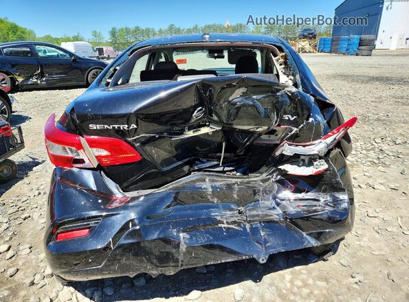 3N1AB7APXJY273718 2018 NISSAN SENTRA Black Rear view