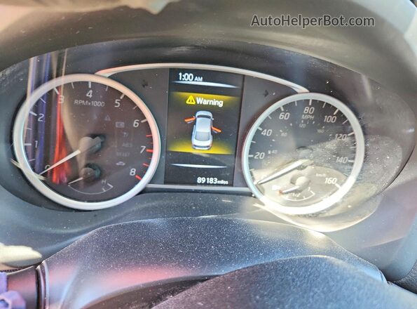 3N1AB7APXJY273718 2018 NISSAN SENTRA Black Instrument cluster view