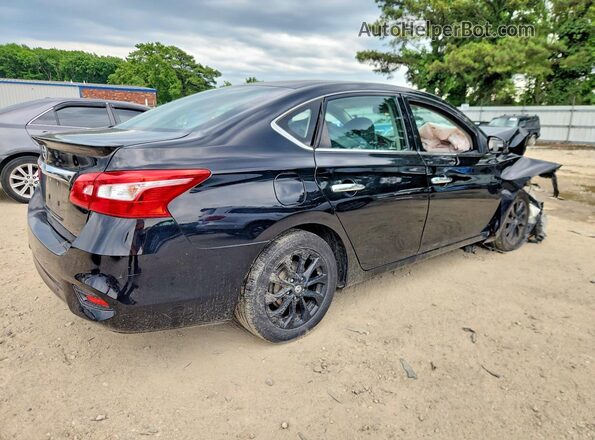 3N1AB7APXJY274528 2018 NISSAN SENTRA Black Задня права чверть