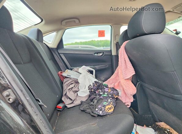 3N1AB7APXJY274528 2018 NISSAN SENTRA Black Вид задніх сидінь