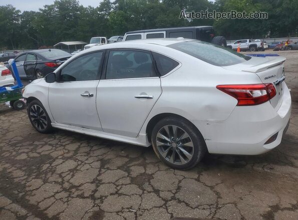 3N1AB7APXJY315515 2018 NISSAN SENTRA Белый Задняя левая четверть