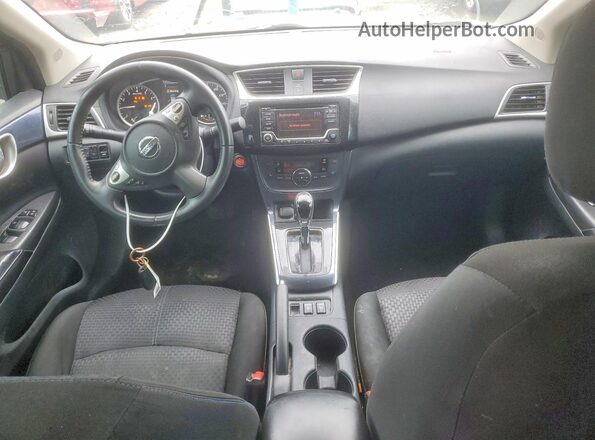 3N1AB7APXJY315515 2018 NISSAN SENTRA Белый Вид панели приборов