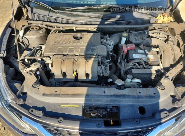 3N1AB7APXKL607213 2019 NISSAN SENTRA Серебряный Вид задней части салона