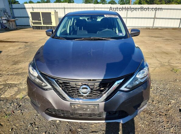 3N1AB7APXKL607213 2019 NISSAN SENTRA Серебряный Вид спереди