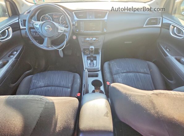 3N1AB7APXKL607213 2019 NISSAN SENTRA Серебряный Вид панели приборов