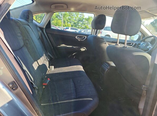 3N1AB7APXKL607213 2019 NISSAN SENTRA Серебряный Вид задних сидений