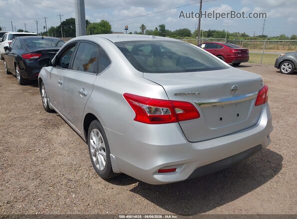 3N1AB7APXKL608216 2019 NISSAN SENTRA Silver Tył lewy