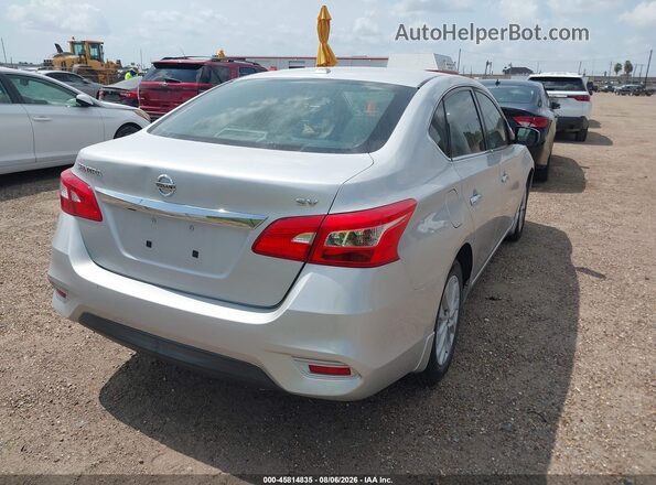 3N1AB7APXKL608216 2019 NISSAN SENTRA Silver Tył prawy