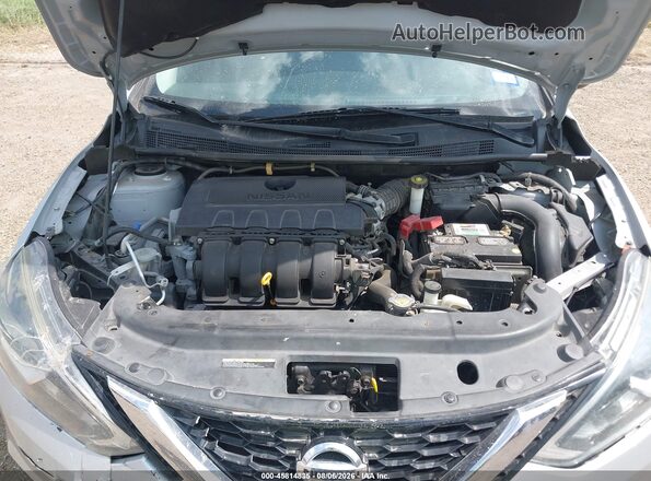 3N1AB7APXKL608216 2019 NISSAN SENTRA Silver Widok z tyłu