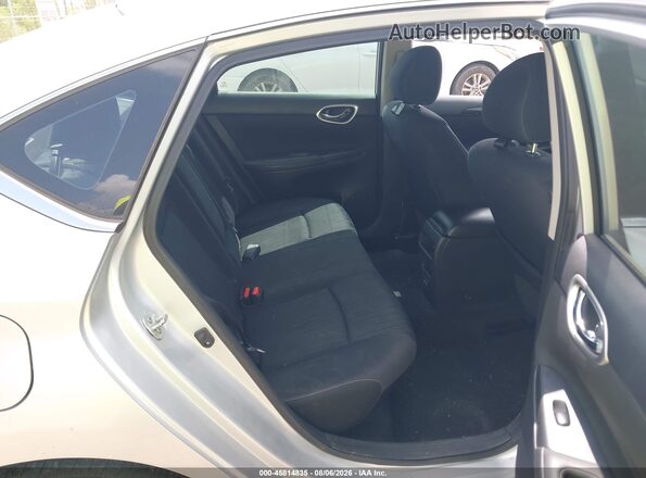 3N1AB7APXKL608216 2019 NISSAN SENTRA Silver Widok naklejki z numerem VIN