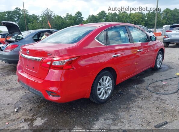 3N1AB7APXKL608328 2019 NISSAN SENTRA Red Trasero derecho