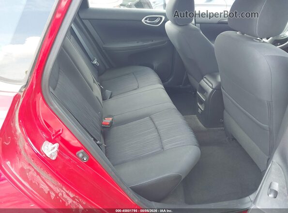 3N1AB7APXKL608328 2019 NISSAN SENTRA Red Vista de la etiqueta del VIN