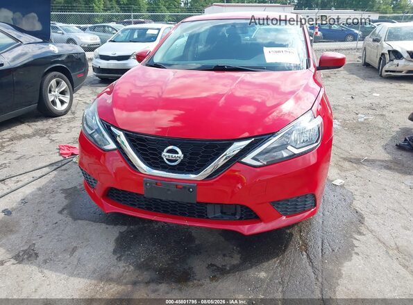 3N1AB7APXKL608328 2019 NISSAN SENTRA Red Vista frontal