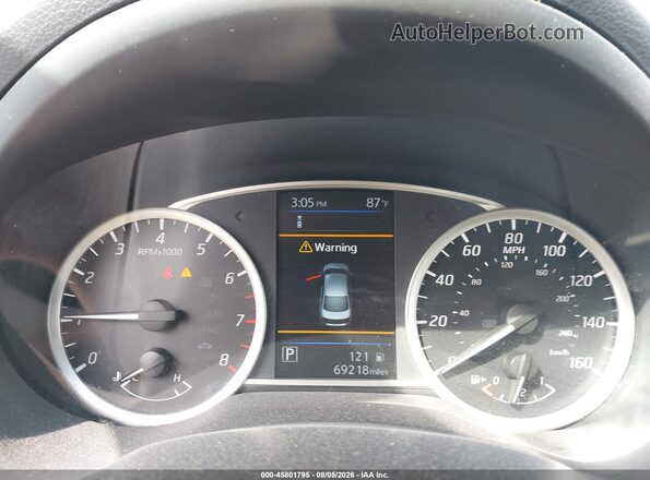 3N1AB7APXKL608328 2019 NISSAN SENTRA Red Vista de los asientos traseros