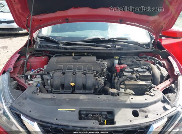 3N1AB7APXKL608328 2019 NISSAN SENTRA Red Vista trasera