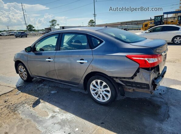 3N1AB7APXKL609902 2019 NISSAN SENTRA Gray Rear left