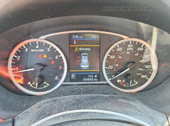 3N1AB7APXKL609902 2019 NISSAN SENTRA Gray Instrument cluster view