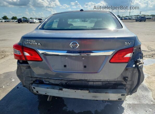 3N1AB7APXKL609902 2019 NISSAN SENTRA Gray Rear view